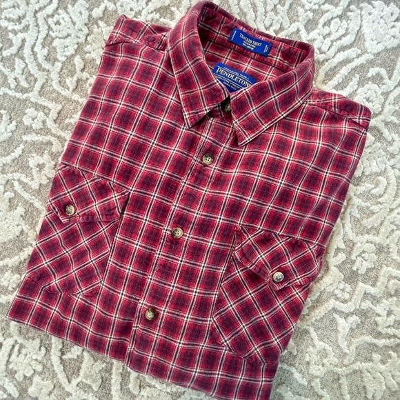 Vintage Pendleton Men’s Plaid Tracker Shirt - Picture 1 of 14